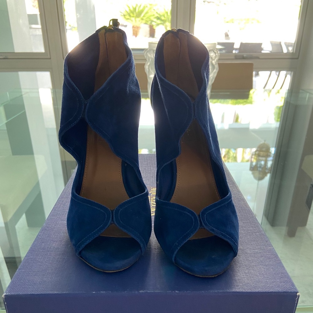 Aquazzura Suede Heels